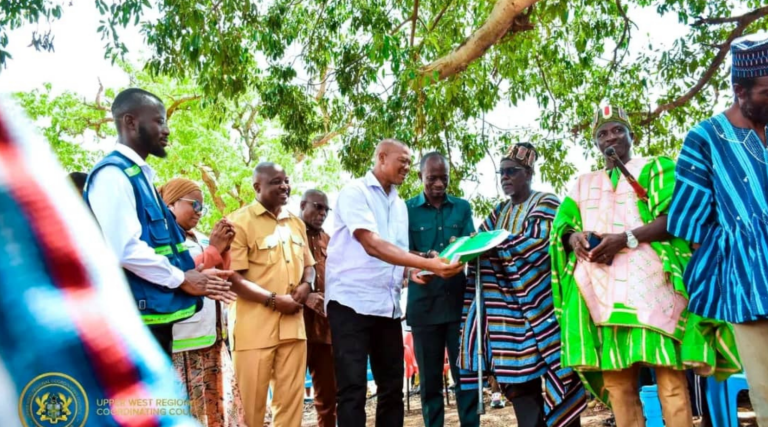 SITE HANDOVER CEREMONY HELD FOR 24-HOUR ECONOMY MARKET PROJECT AT POYENTANGA